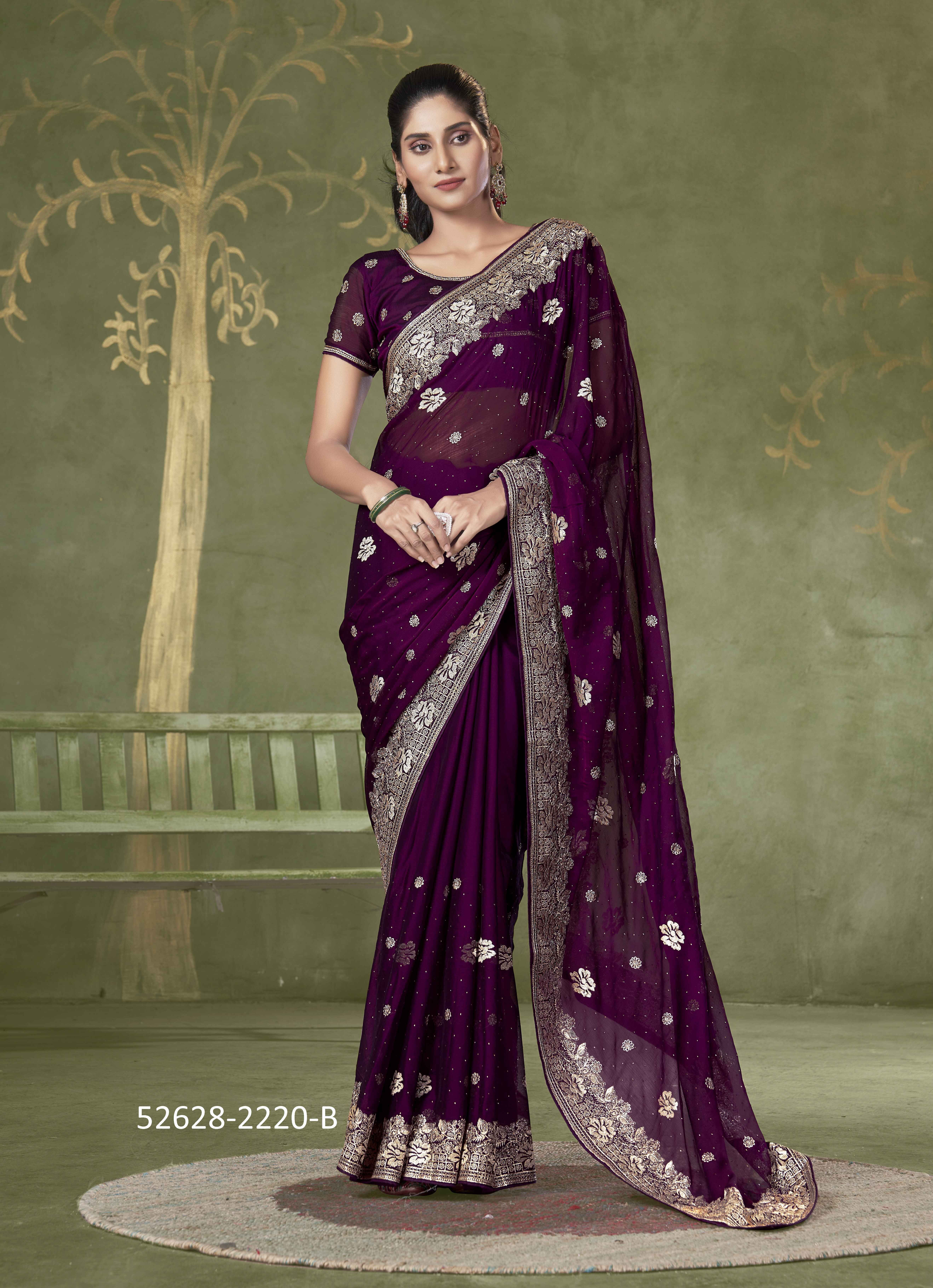 COLORS OF 2220 - CATALOG # 52628 (SET OF 4 SAREES)