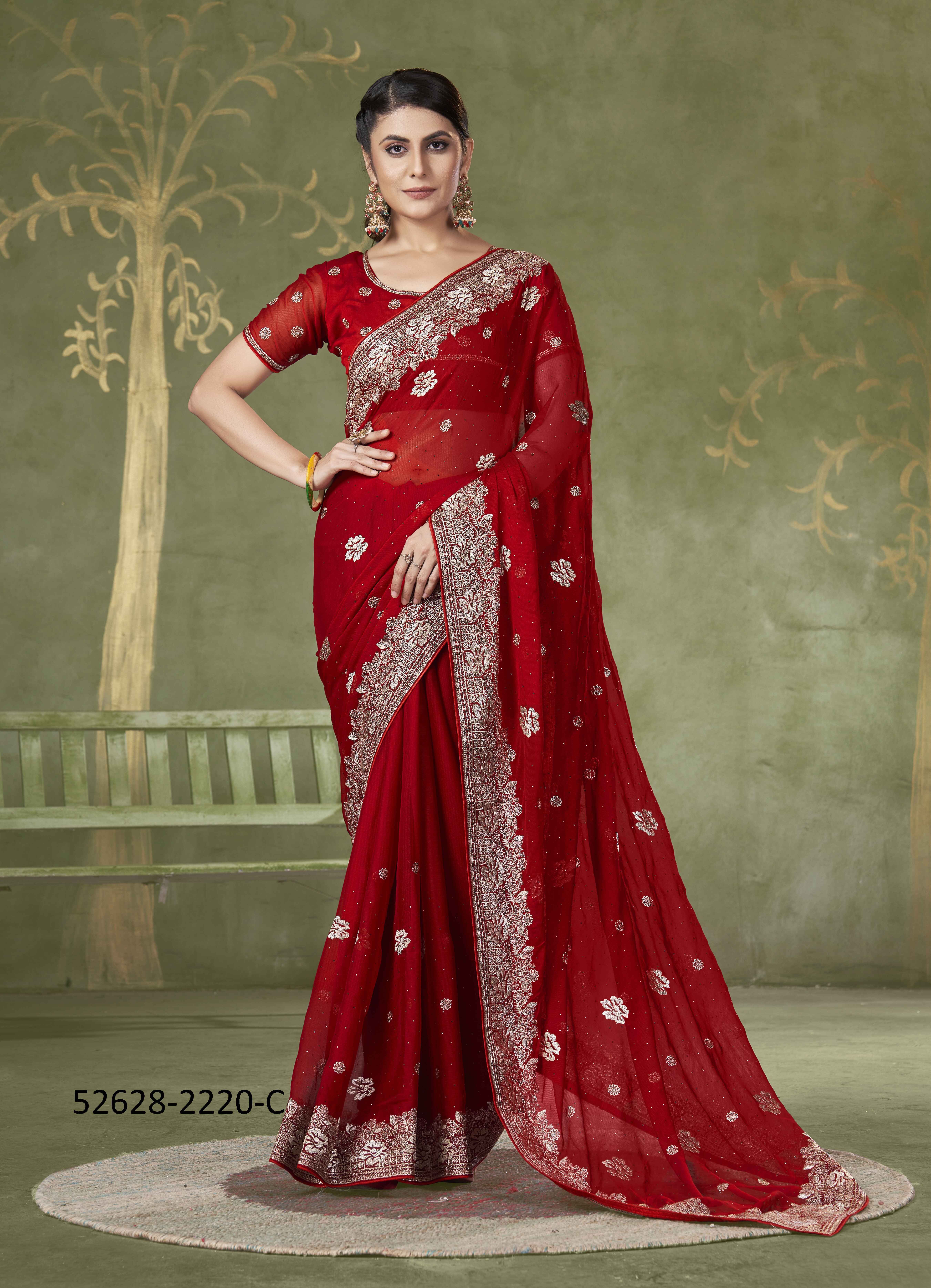 COLORS OF 2220 - CATALOG # 52628 (SET OF 4 SAREES)