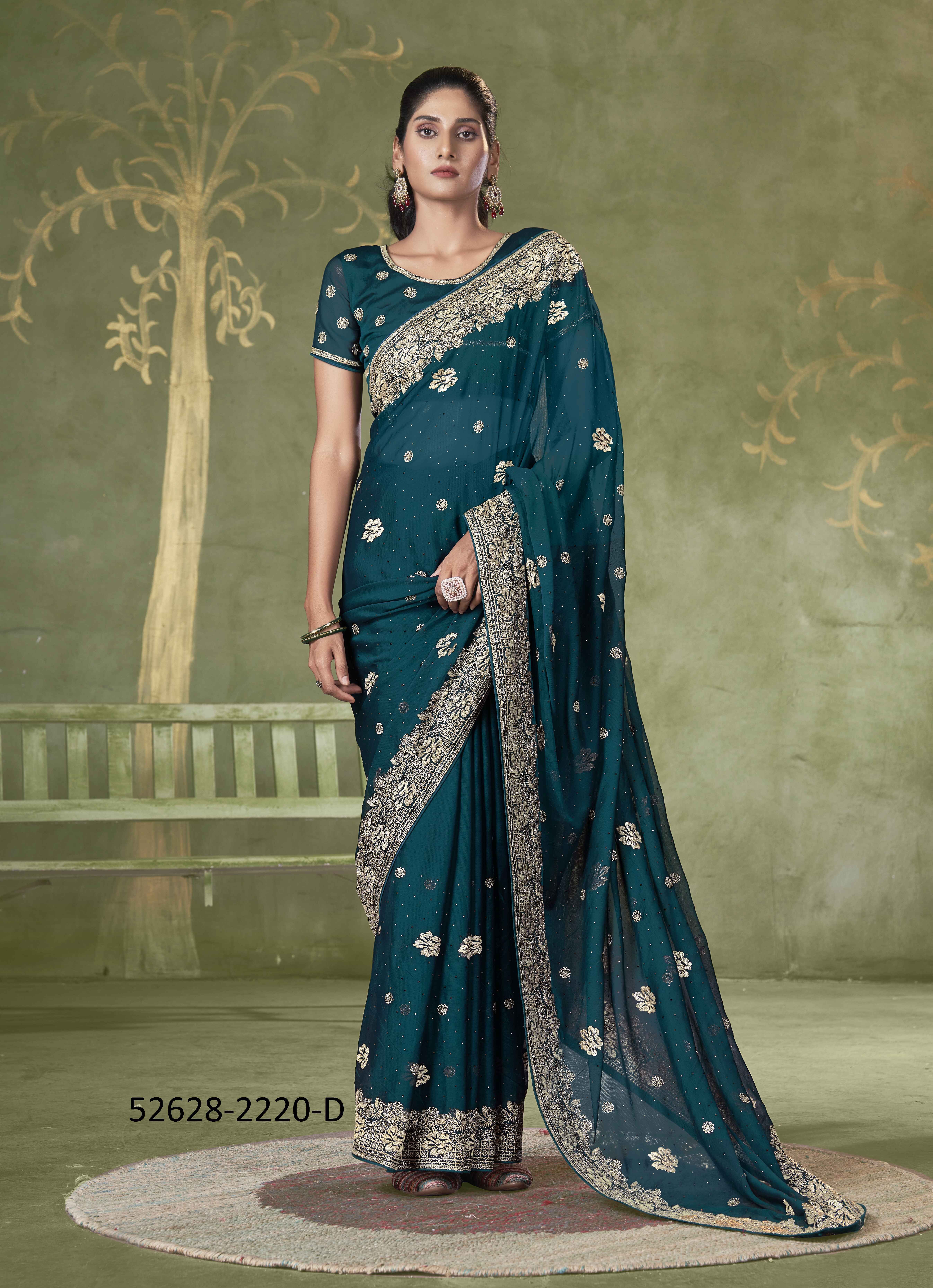 COLORS OF 2220 - CATALOG # 52628 (SET OF 4 SAREES)