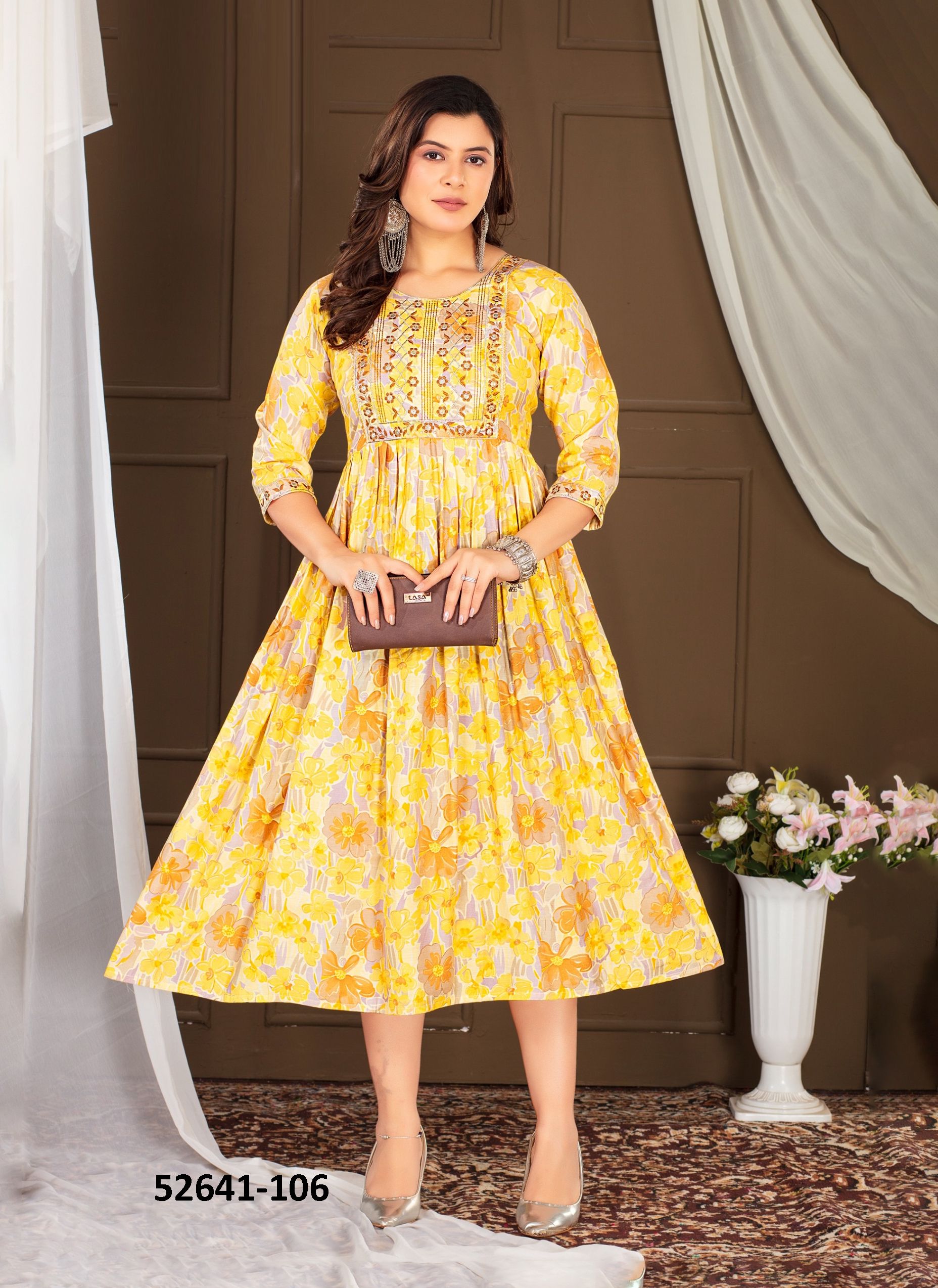 SARASWATI - CATALOG # 52641 (SET OF 6 READYMADE KURTIS) SARASWATI - CATALOG # 52641 (SET OF 6 READYMADE KURTIS)
