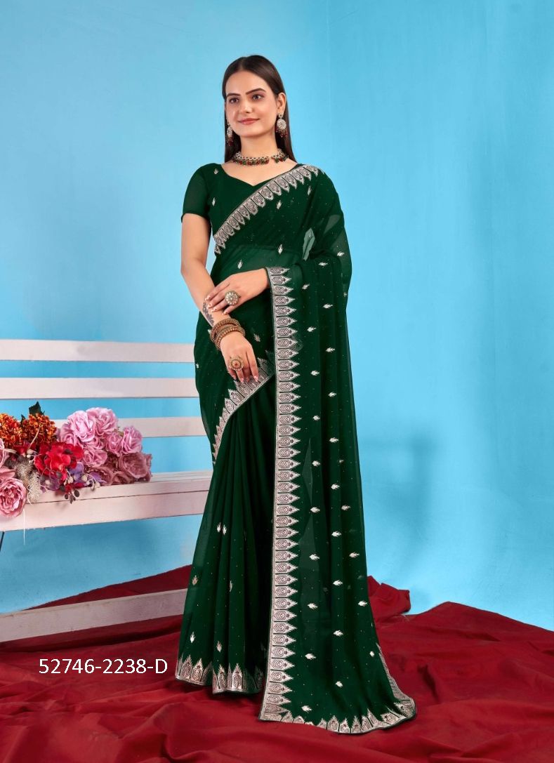 COLORS OF 2238 - CATALOG # 52746 (SET OF 4 SAREES)