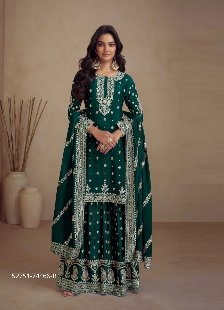 SADAF - CATALOG # 52751 (SET OF 5 READYMADE SUITS)