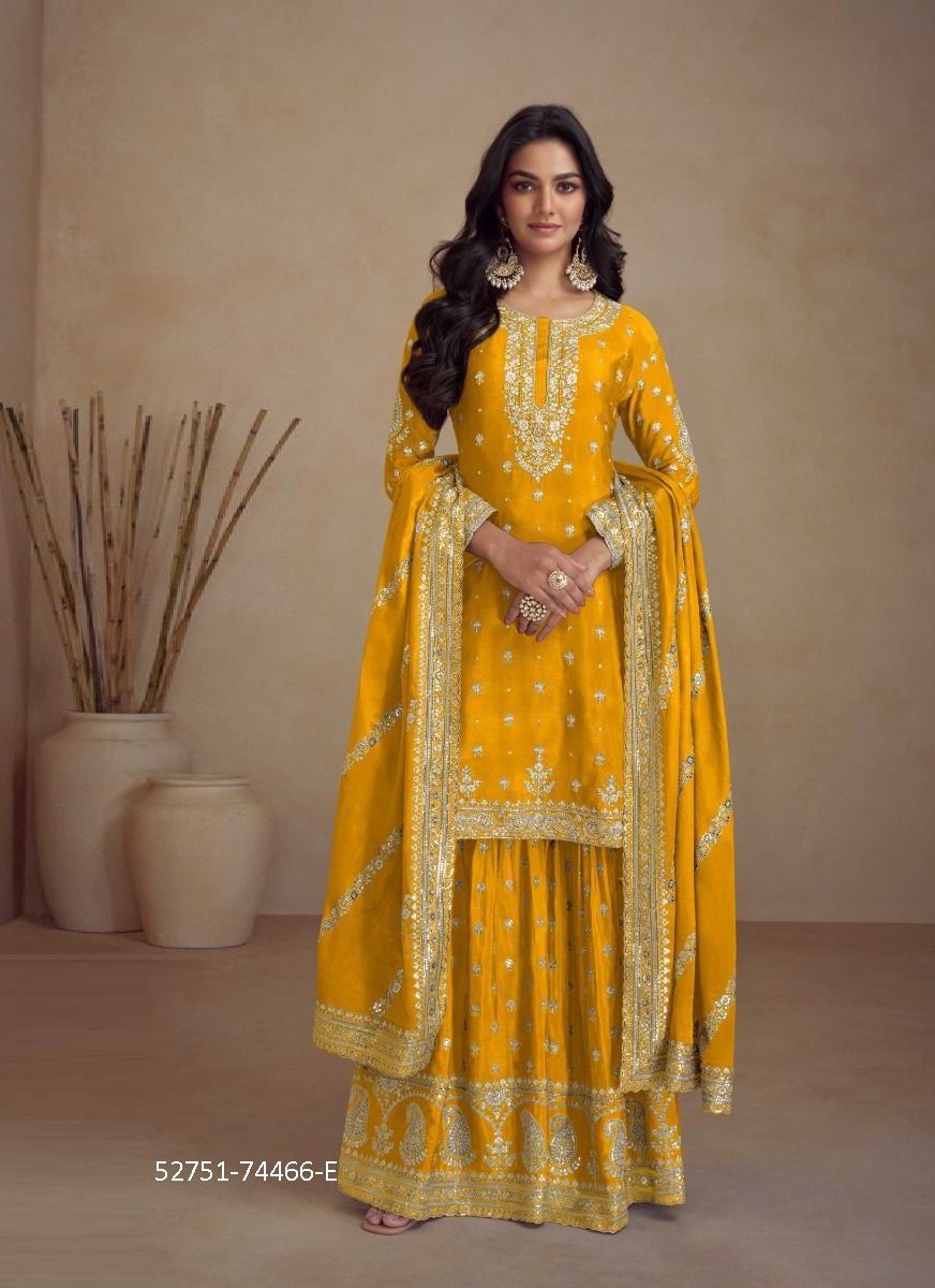 SADAF - CATALOG # 52751 (SET OF 5 READYMADE SUITS)