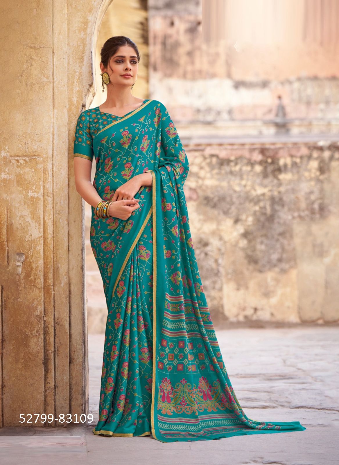 KAREENA 1 - CATALOG # 52799 (SET OF 12 SAREES)