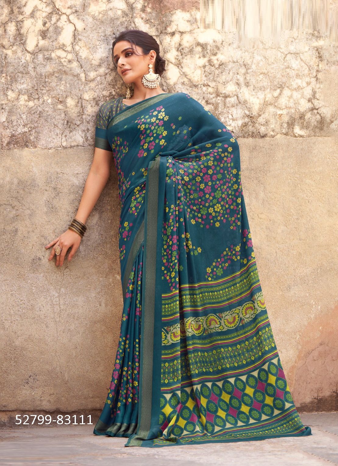 KAREENA 1 - CATALOG # 52799 (SET OF 12 SAREES)
