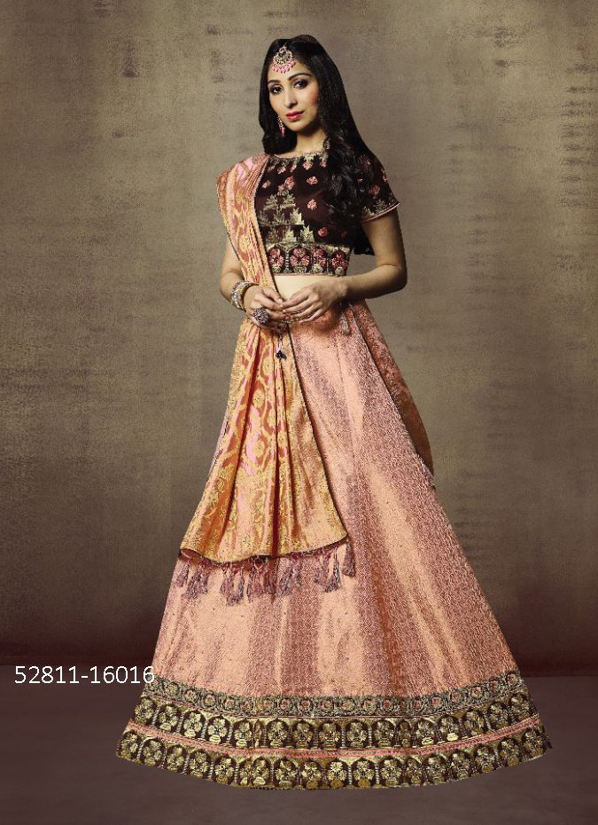 SAMYUKTA 1 - CATALOG # 52811 (SET OF 8 READYMADE LEHENGAS)