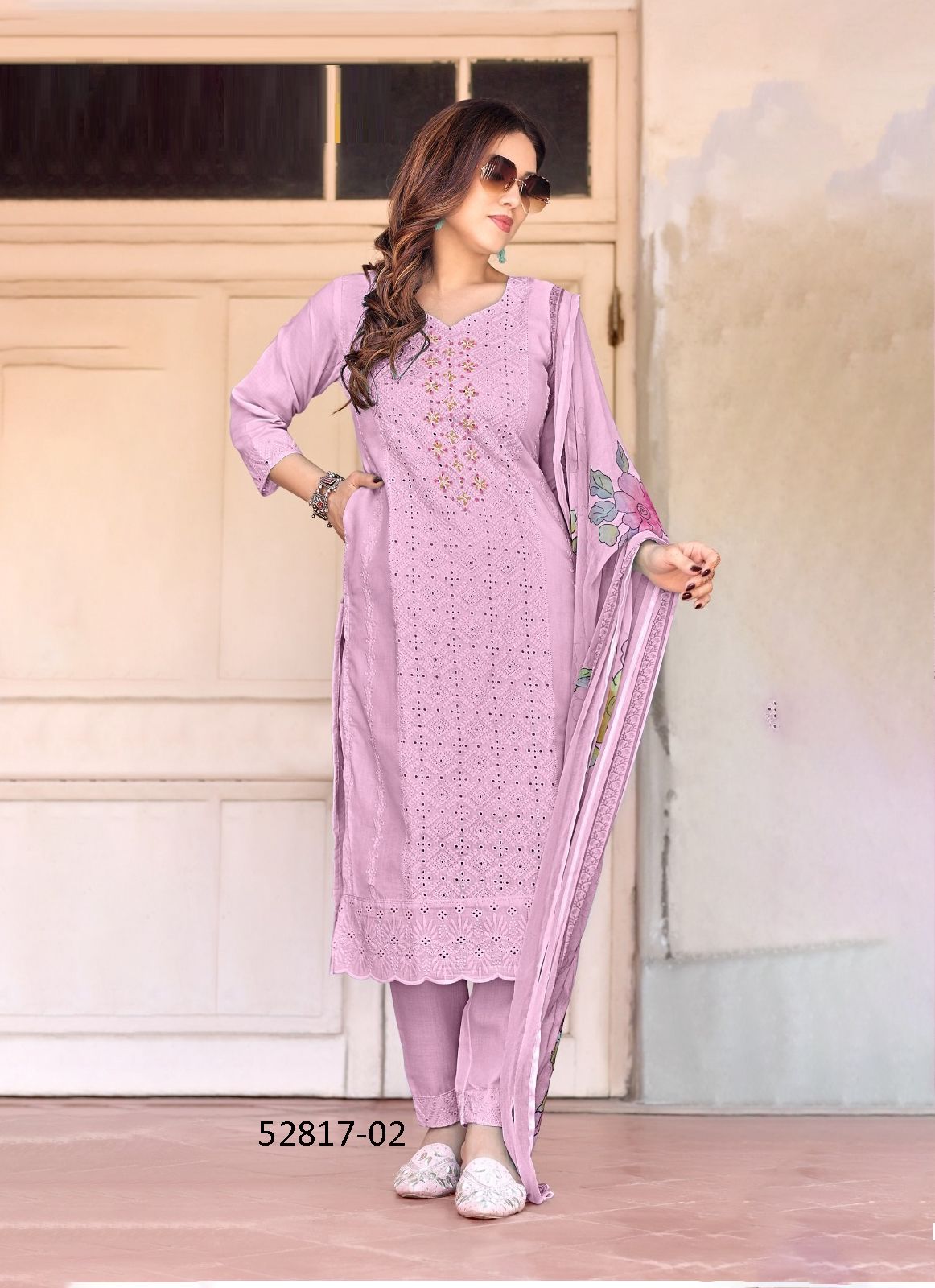 AAROHI - CATALOG # 52817 (SET OF 4 SIZE-SETS [READYMADE SUITS])