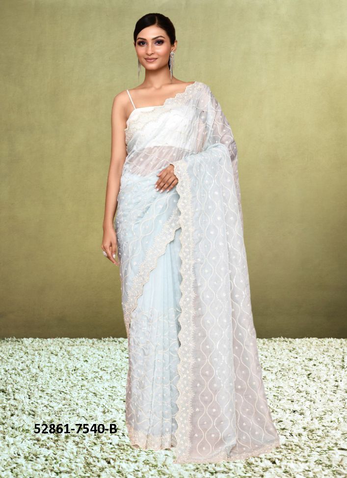 PALLAVI - CATALOG # 52861 (SET OF 6 SAREES)
