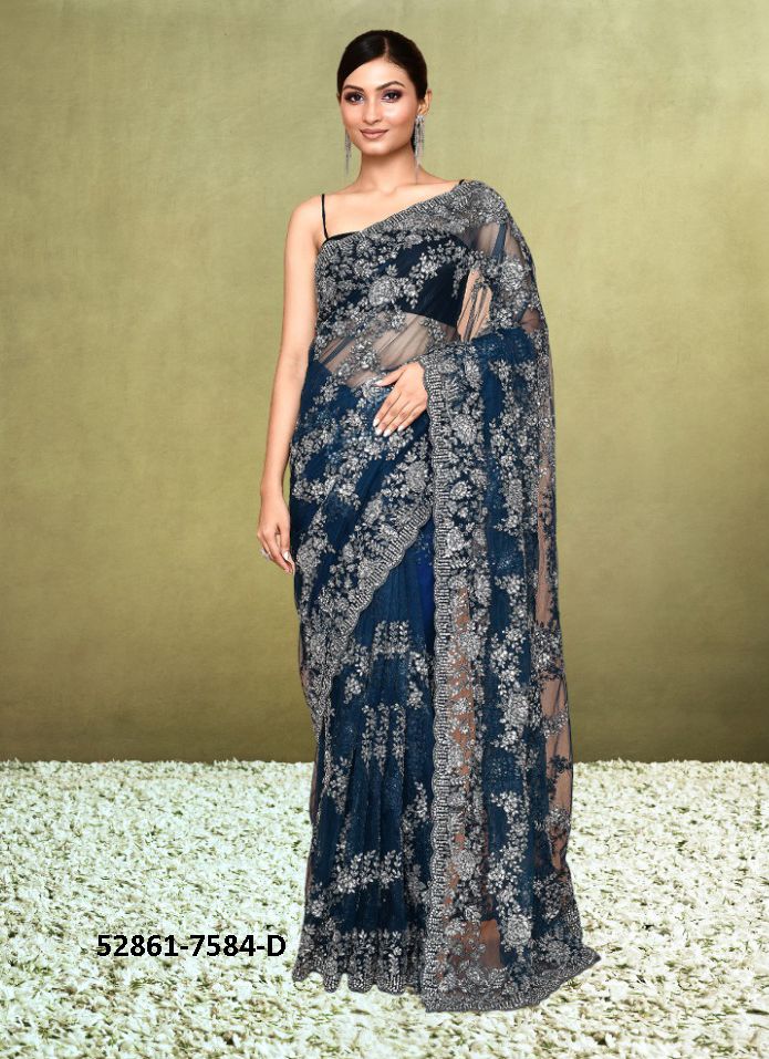 PALLAVI - CATALOG # 52861 (SET OF 6 SAREES)