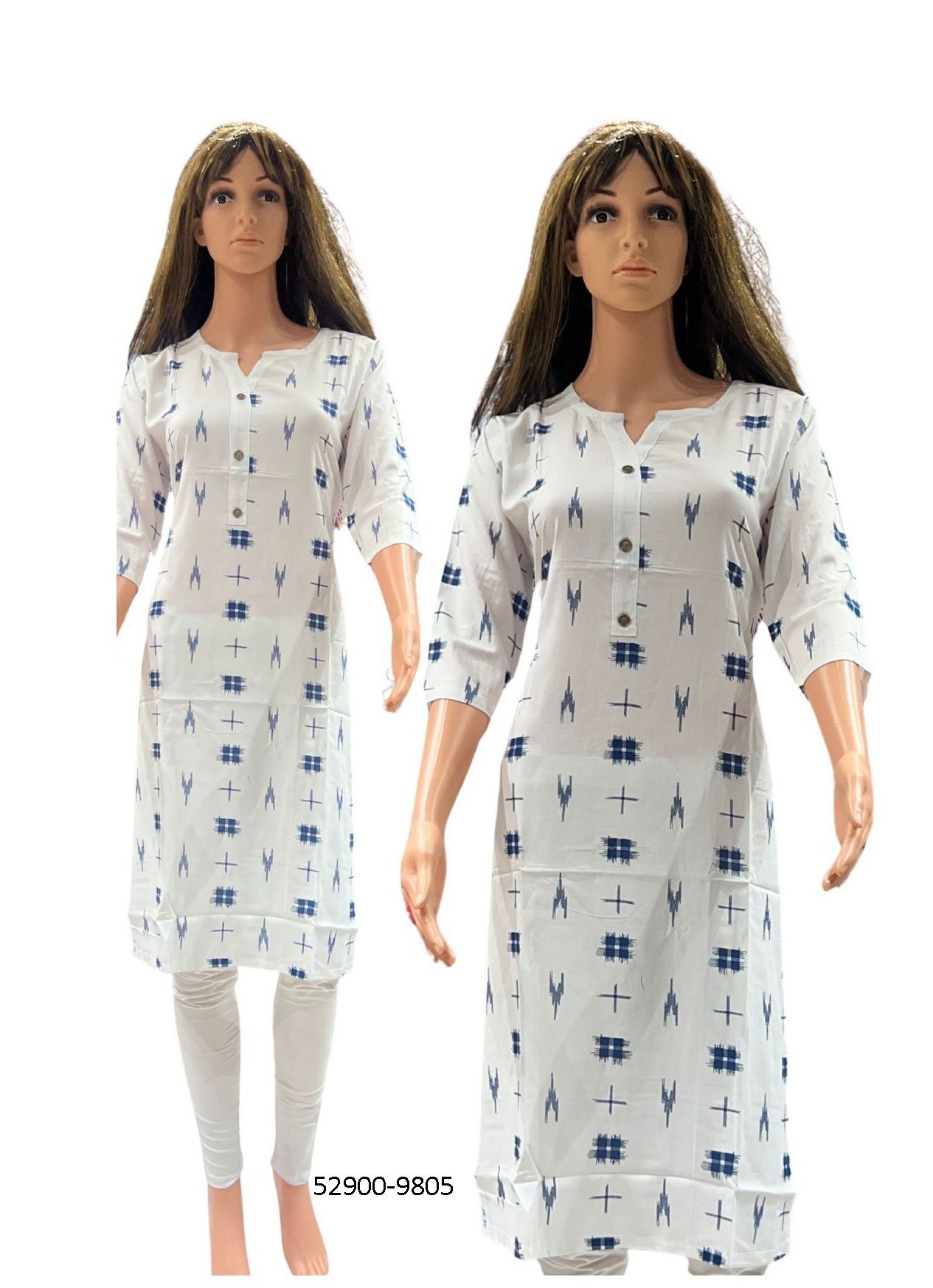 CHOICE 20 - CATALOG # 52900 (SET OF 6 READYMADE KURTIS)