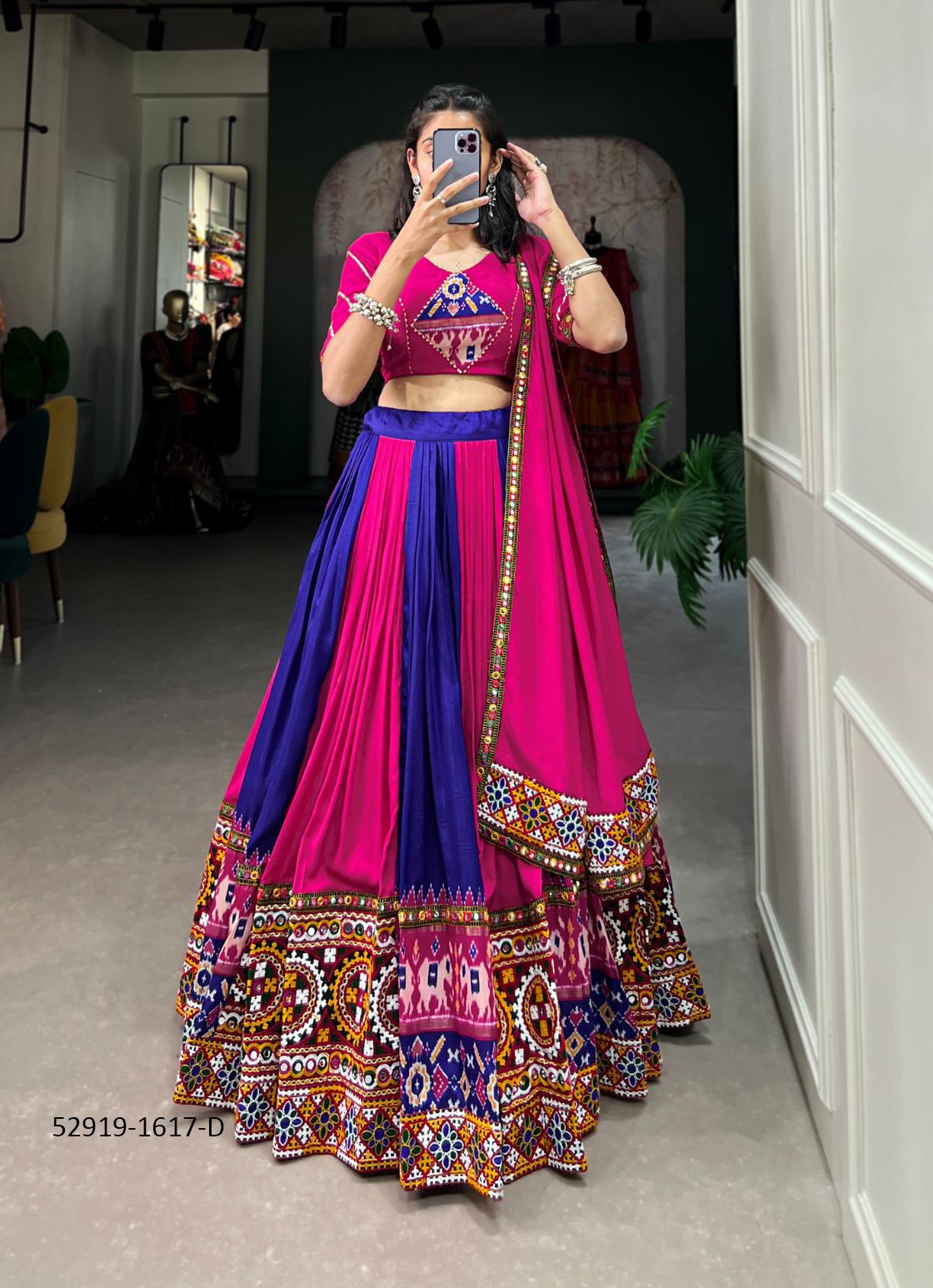 COLORS OF 1617 - CATALOG # 52919 (SET OF 7 READYMADE LEHENGAS) COLORS OF 1617 - CATALOG # 52919 (SET OF 7 READYMADE LEHENGAS)