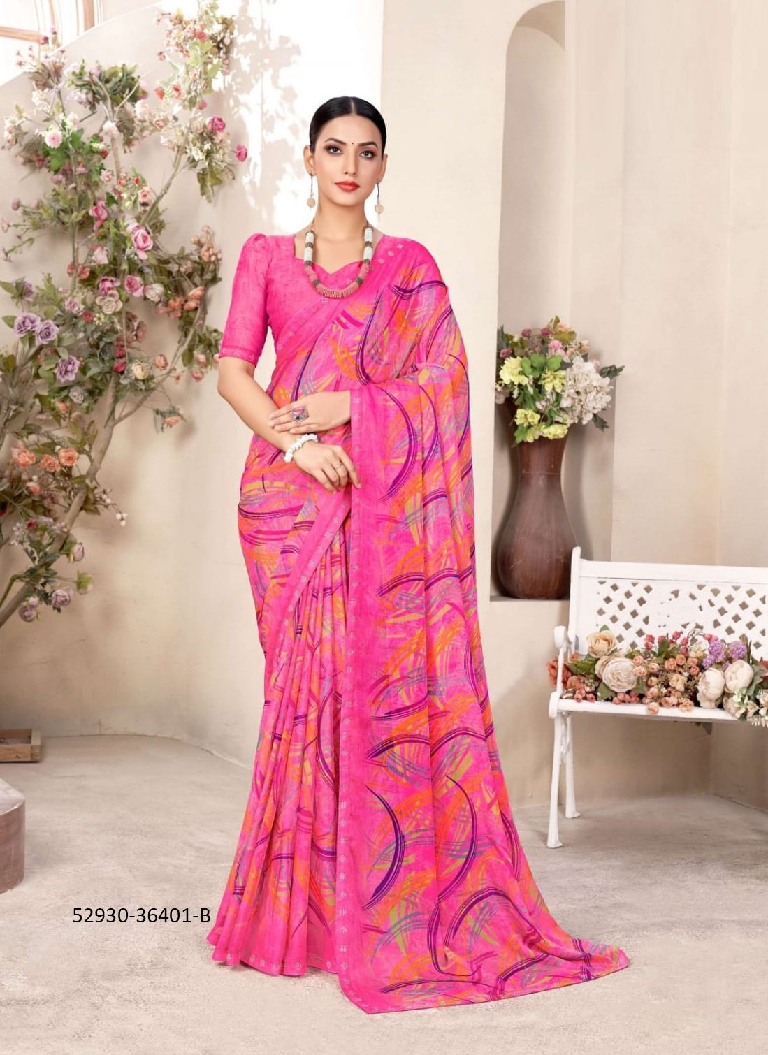 VANILLA 11 - CATALOG # 52930 (SET OF 12 SAREES)