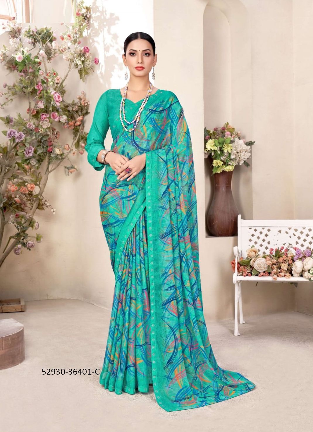 VANILLA 11 - CATALOG # 52930 (SET OF 12 SAREES)