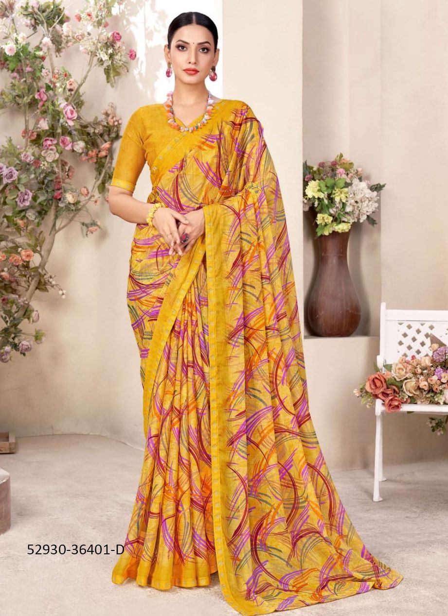 VANILLA 11 - CATALOG # 52930 (SET OF 12 SAREES)