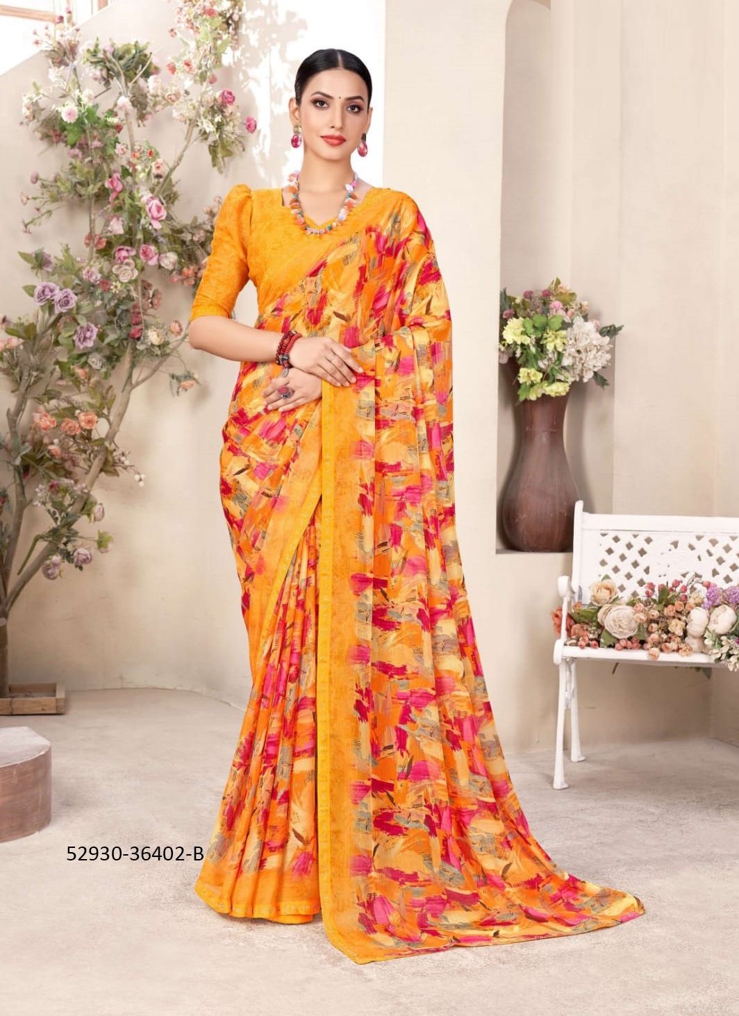 VANILLA 11 - CATALOG # 52930 (SET OF 12 SAREES)