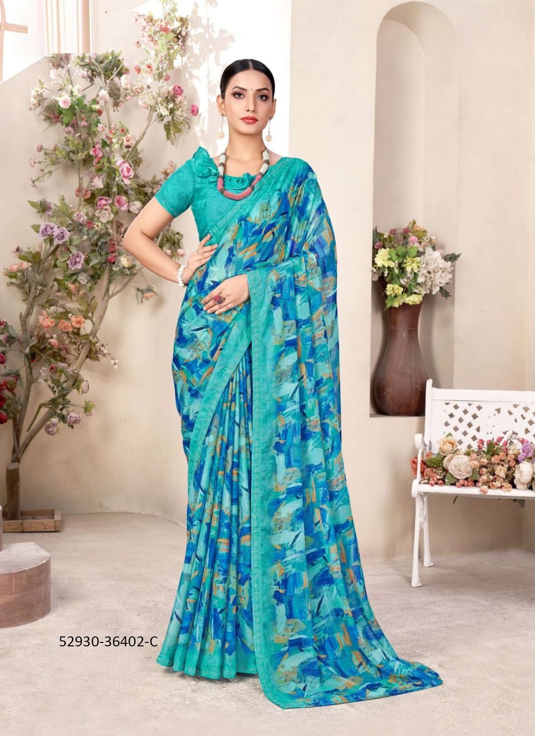VANILLA 11 - CATALOG # 52930 (SET OF 12 SAREES)