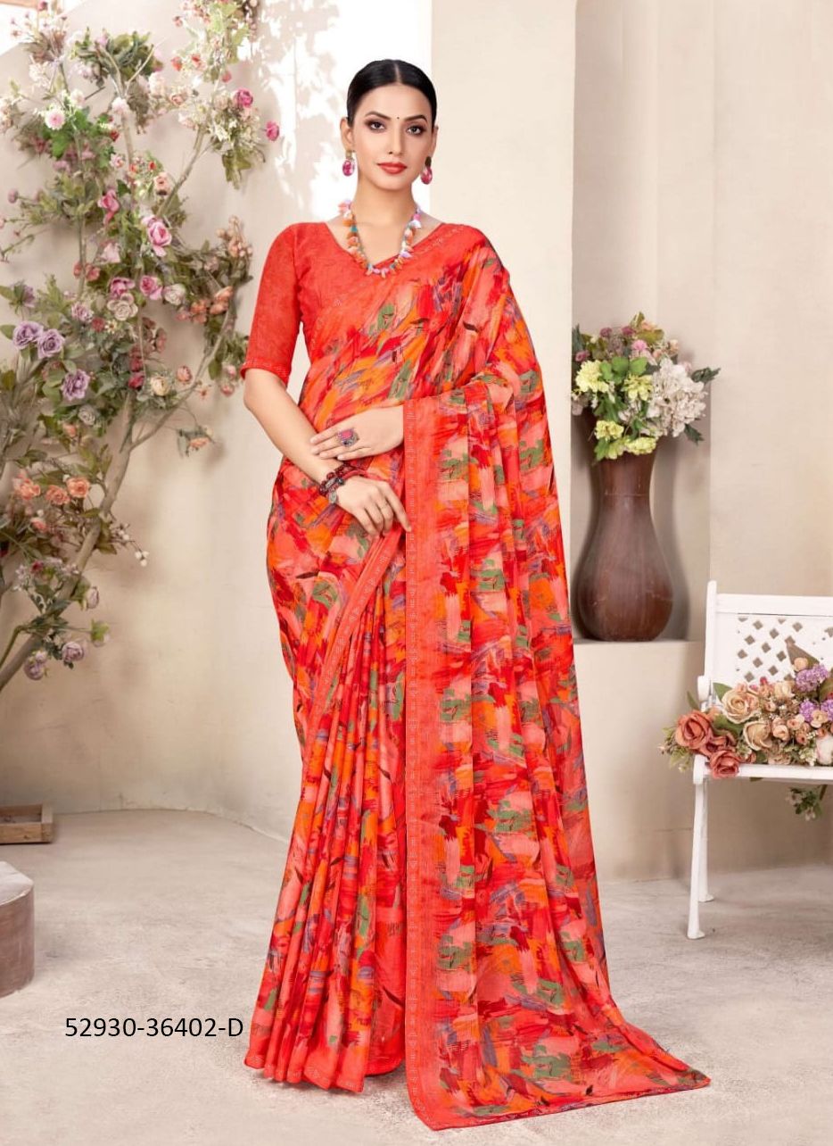 VANILLA 11 - CATALOG # 52930 (SET OF 12 SAREES)
