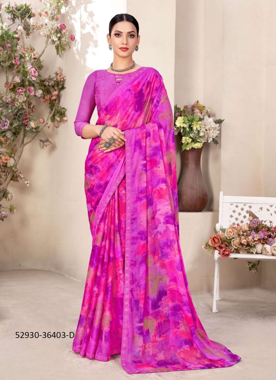VANILLA 11 - CATALOG # 52930 (SET OF 12 SAREES)