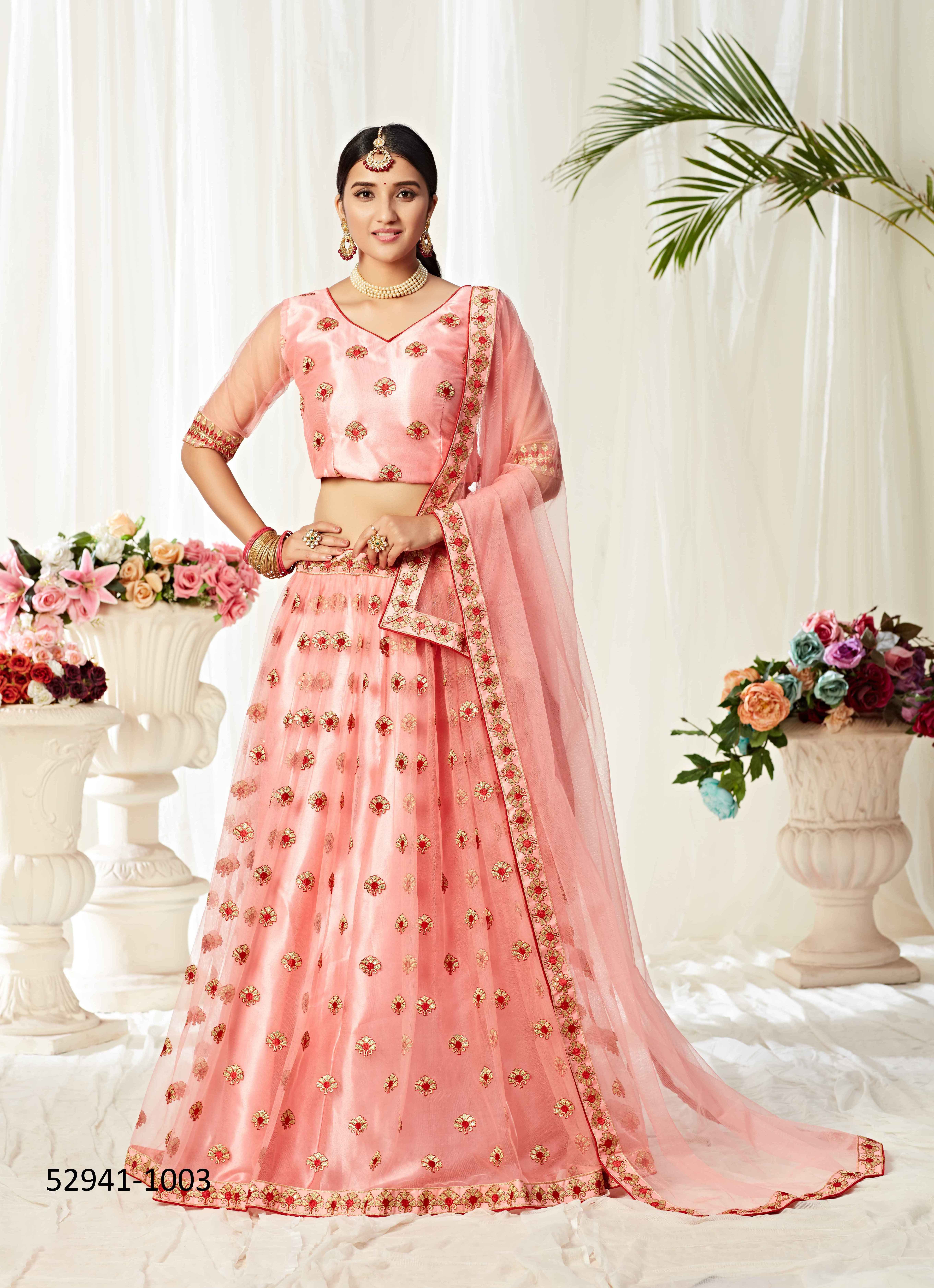 AGNILEKHA 1 - CATALOG # 52941 (SET OF 3 LEHENGAS (SEMI-STITCHED)) AGNILEKHA 1 - CATALOG # 52941 (SET OF 3 LEHENGAS (SEMI-STITCHED))
