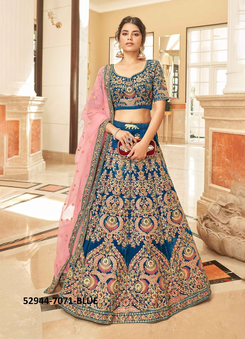 CULTURAL 3 - CATALOG # 52944 (SET OF 3 LEHENGAS (SEMI-STITCHED)) CULTURAL 3 - CATALOG # 52944 (SET OF 3 LEHENGAS (SEMI-STITCHED))