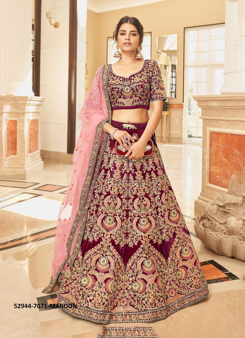 CULTURAL 3 - CATALOG # 52944 (SET OF 3 LEHENGAS (SEMI-STITCHED)) CULTURAL 3 - CATALOG # 52944 (SET OF 3 LEHENGAS (SEMI-STITCHED))