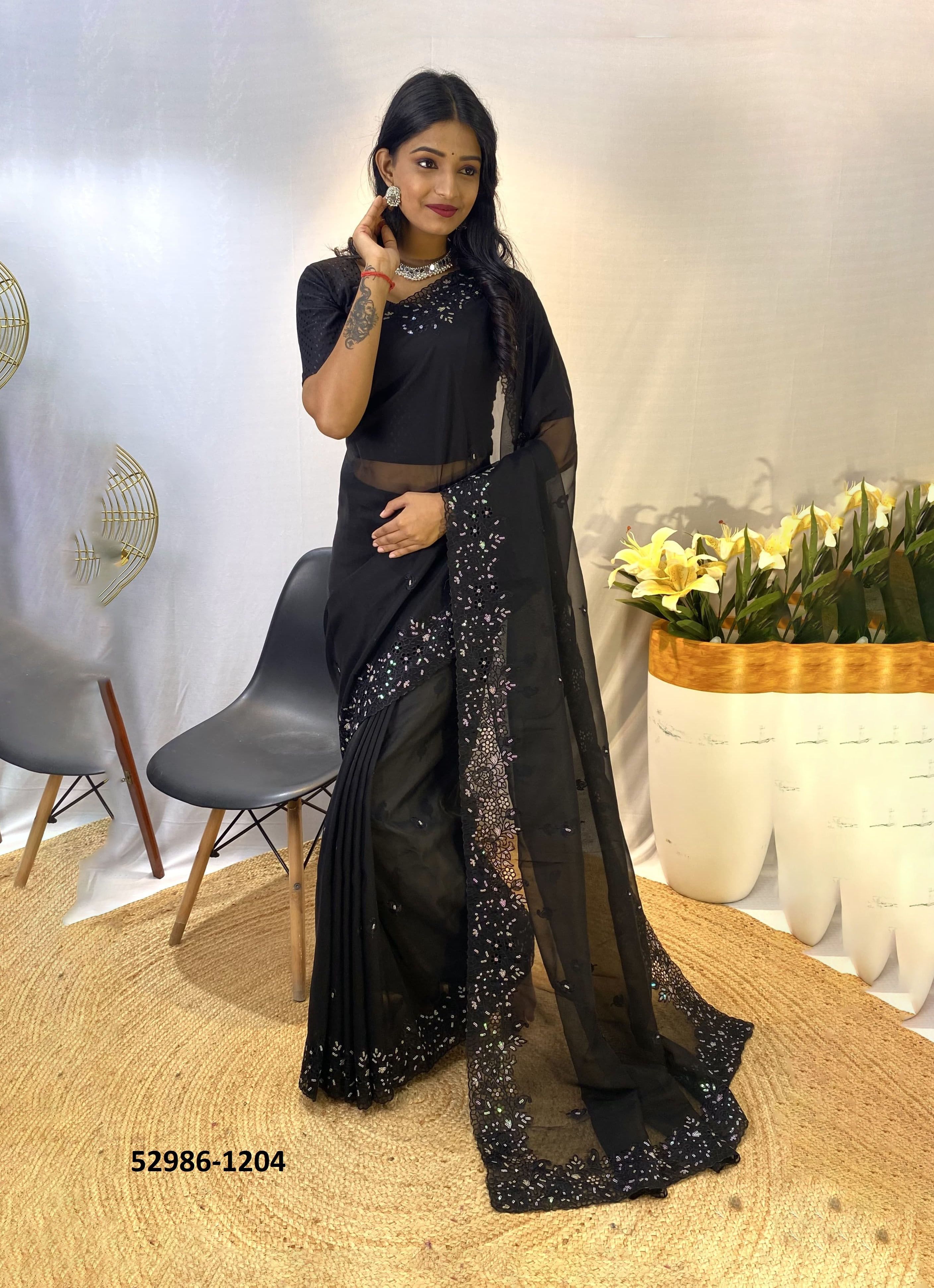 MAHAK - CATALOG # 52986 (SET OF 7 SAREES) MAHAK - CATALOG # 52986 (SET OF 7 SAREES)