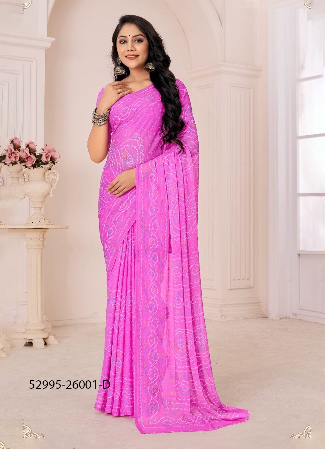 STAR CHIFFON 130 - CATALOG # 52995 (SET OF 12 SAREES)