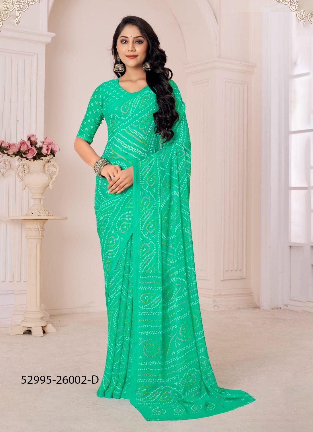 STAR CHIFFON 130 - CATALOG # 52995 (SET OF 12 SAREES)