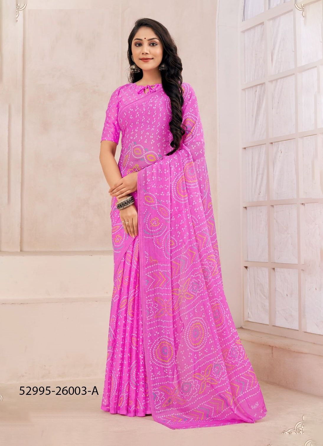 STAR CHIFFON 130 - CATALOG # 52995 (SET OF 12 SAREES)