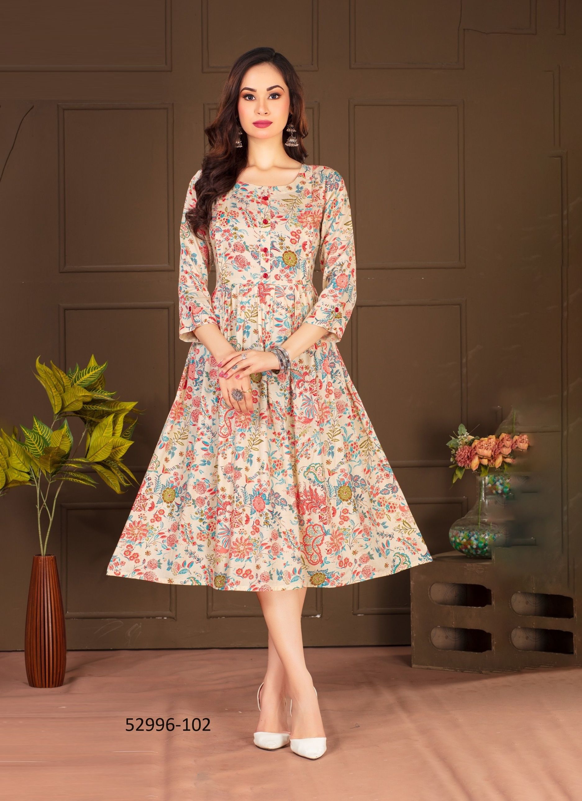 JANYA - CATALOG # 52996 (SET OF 6 READYMADE KURTIS) JANYA - CATALOG # 52996 (SET OF 6 READYMADE KURTIS)
