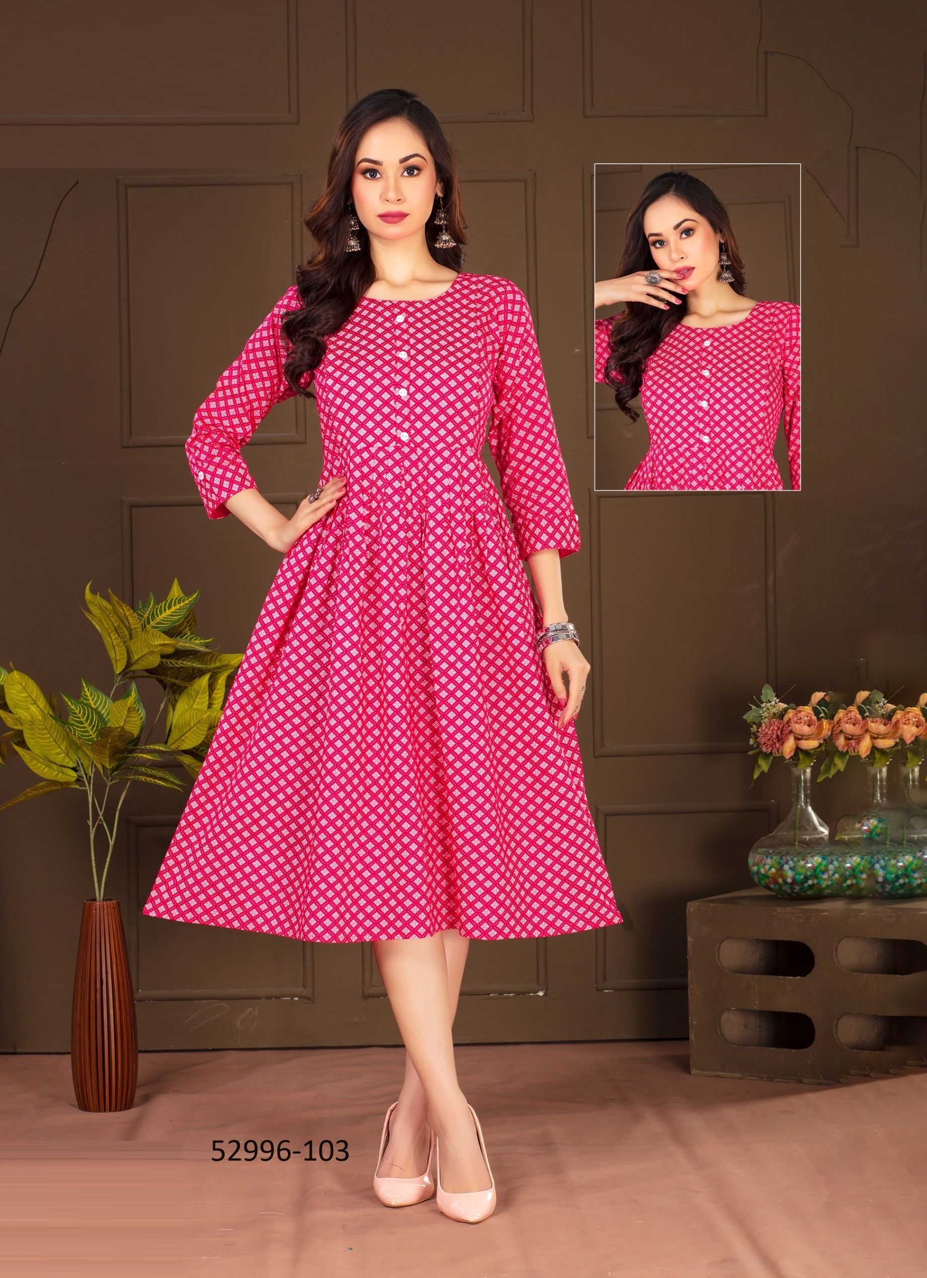 JANYA - CATALOG # 52996 (SET OF 6 READYMADE KURTIS) JANYA - CATALOG # 52996 (SET OF 6 READYMADE KURTIS)