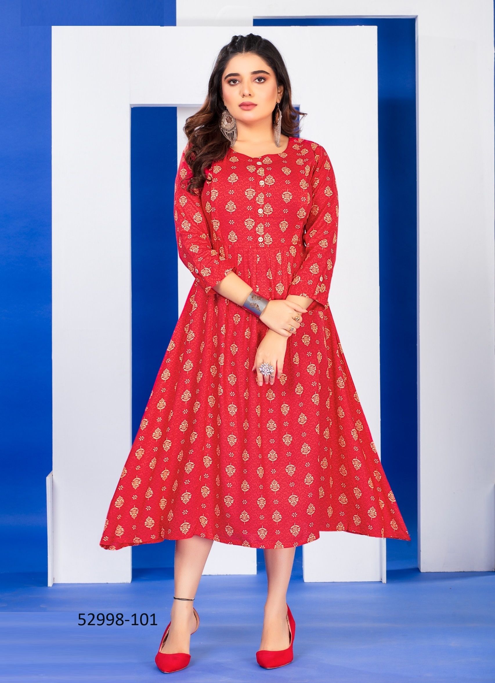 POLLY - CATALOG # 52998 (SET OF 6 READYMADE KURTIS) POLLY - CATALOG # 52998 (SET OF 6 READYMADE KURTIS)