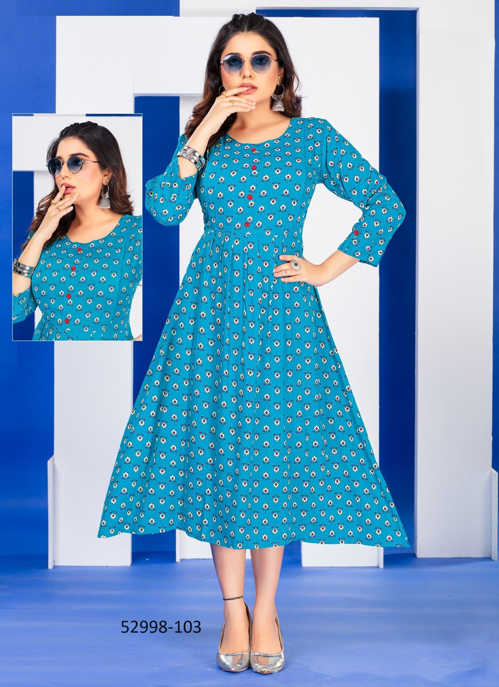 POLLY - CATALOG # 52998 (SET OF 6 READYMADE KURTIS) POLLY - CATALOG # 52998 (SET OF 6 READYMADE KURTIS)