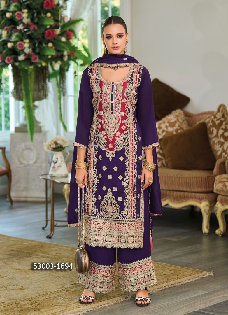 SAHIRA - CATALOG # 53003 (SET OF 2 READYMADE SUITS)