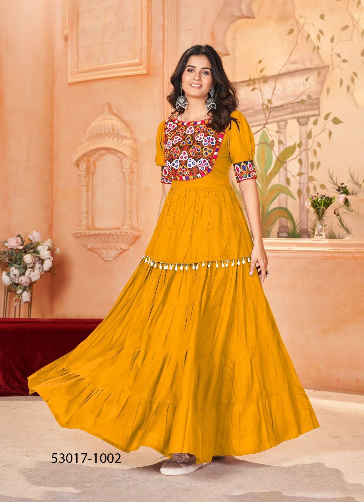 JHAMKUDI - CATALOG # 53017 (SET OF 5 TOPS WITH BOTTOM)