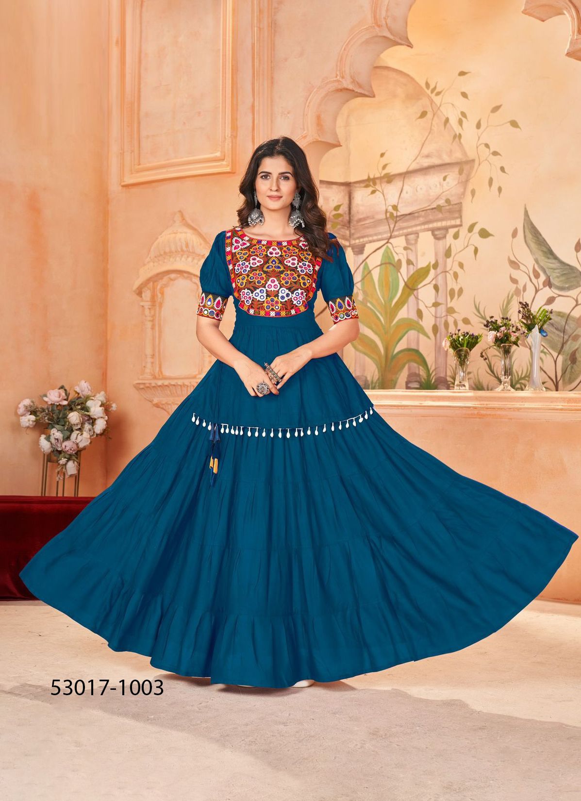 JHAMKUDI - CATALOG # 53017 (SET OF 5 TOPS WITH BOTTOM)