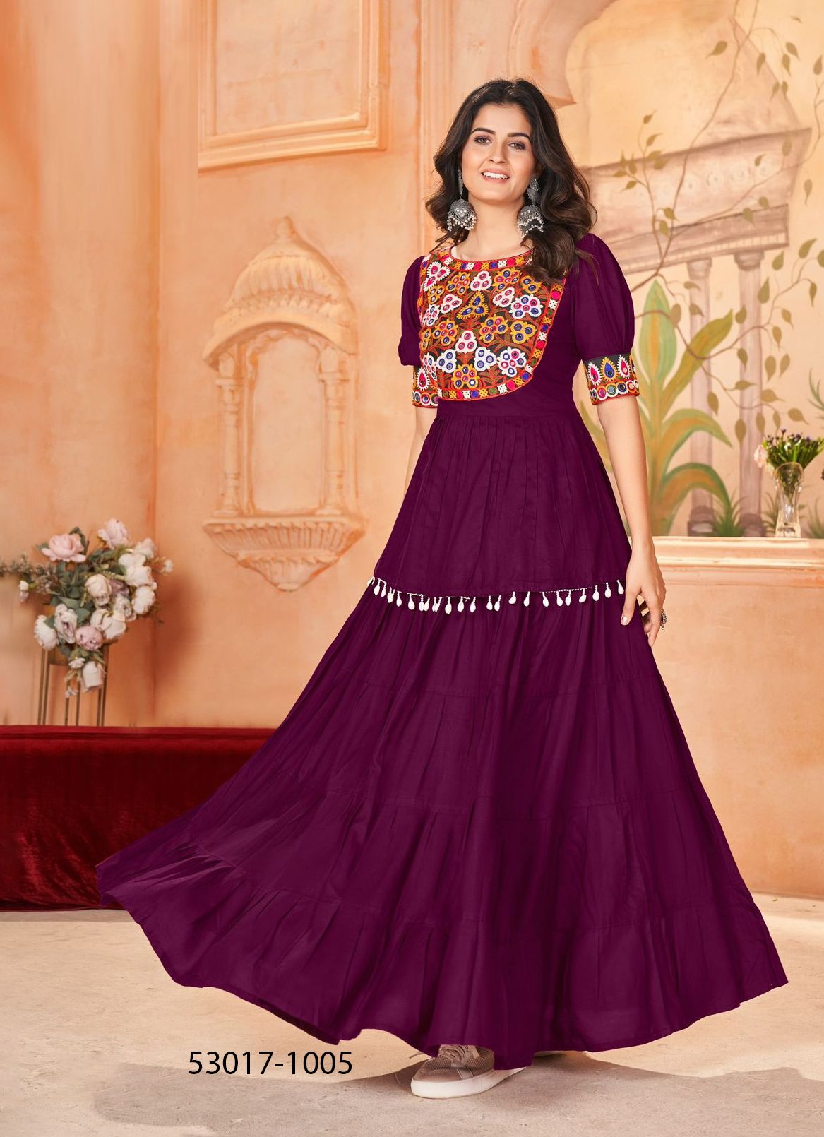 JHAMKUDI - CATALOG # 53017 (SET OF 5 TOPS WITH BOTTOM)