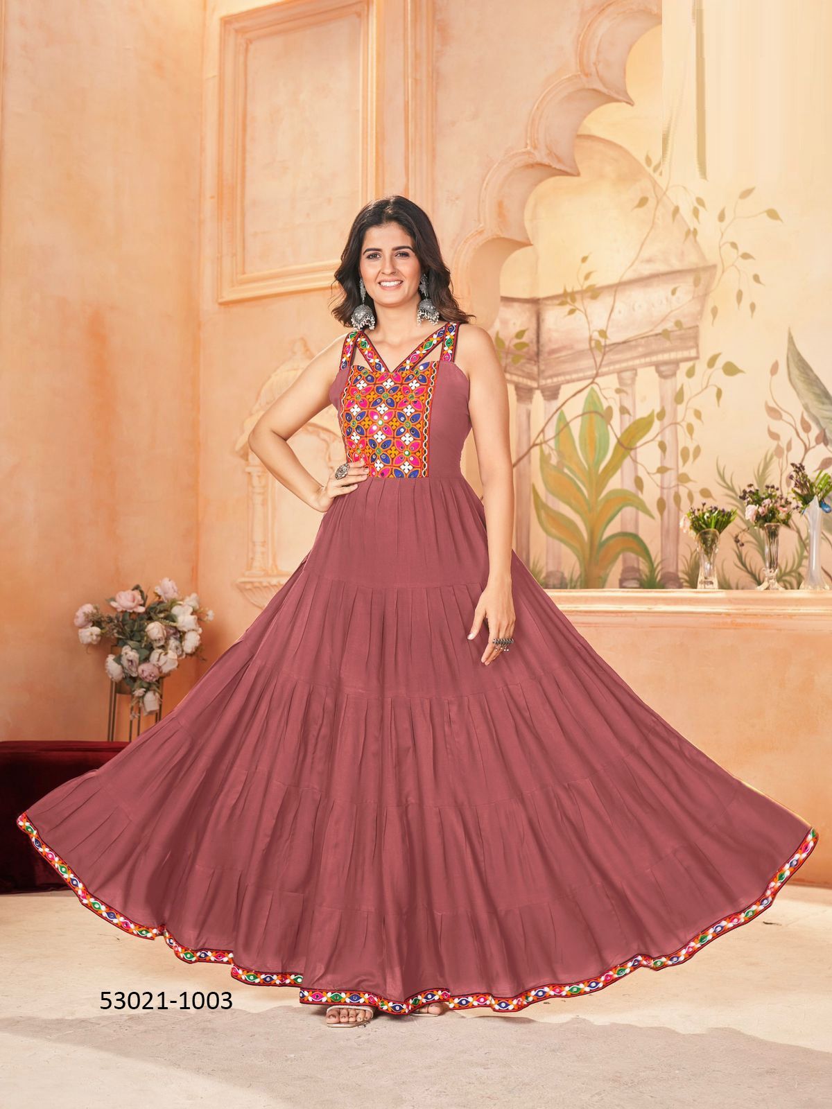 GHUMATI - CATALOG # 53021 (SET OF 6 READYMADE KURTIS) GHUMATI - CATALOG # 53021 (SET OF 6 READYMADE KURTIS)