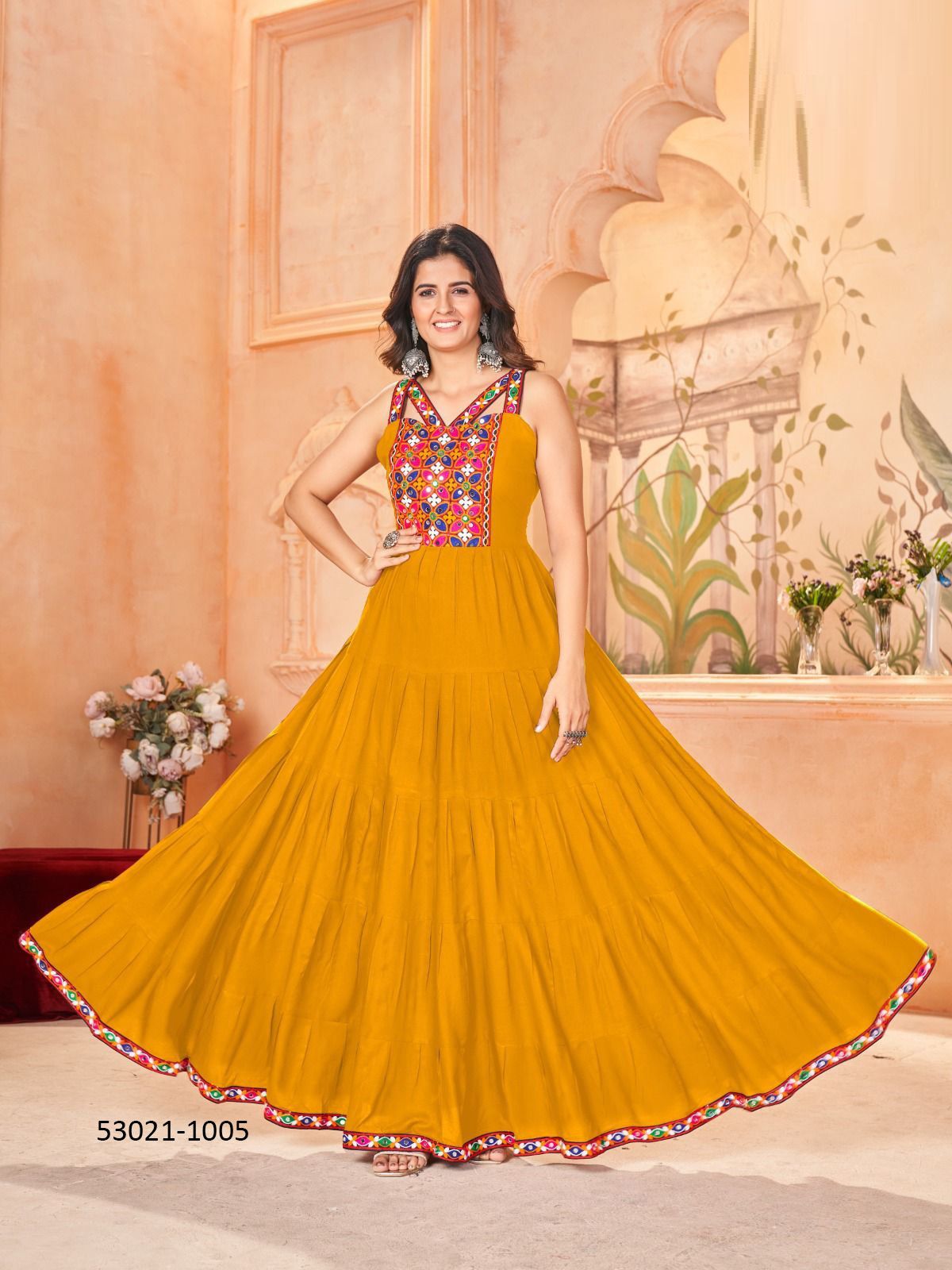 GHUMATI - CATALOG # 53021 (SET OF 6 READYMADE KURTIS) GHUMATI - CATALOG # 53021 (SET OF 6 READYMADE KURTIS)