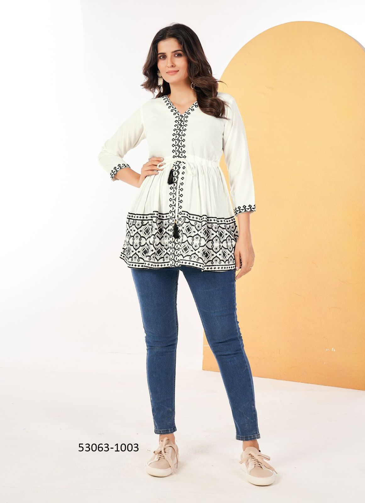 MANGO - CATALOG # 53063 (SET OF 4 READYMADE KURTIS)