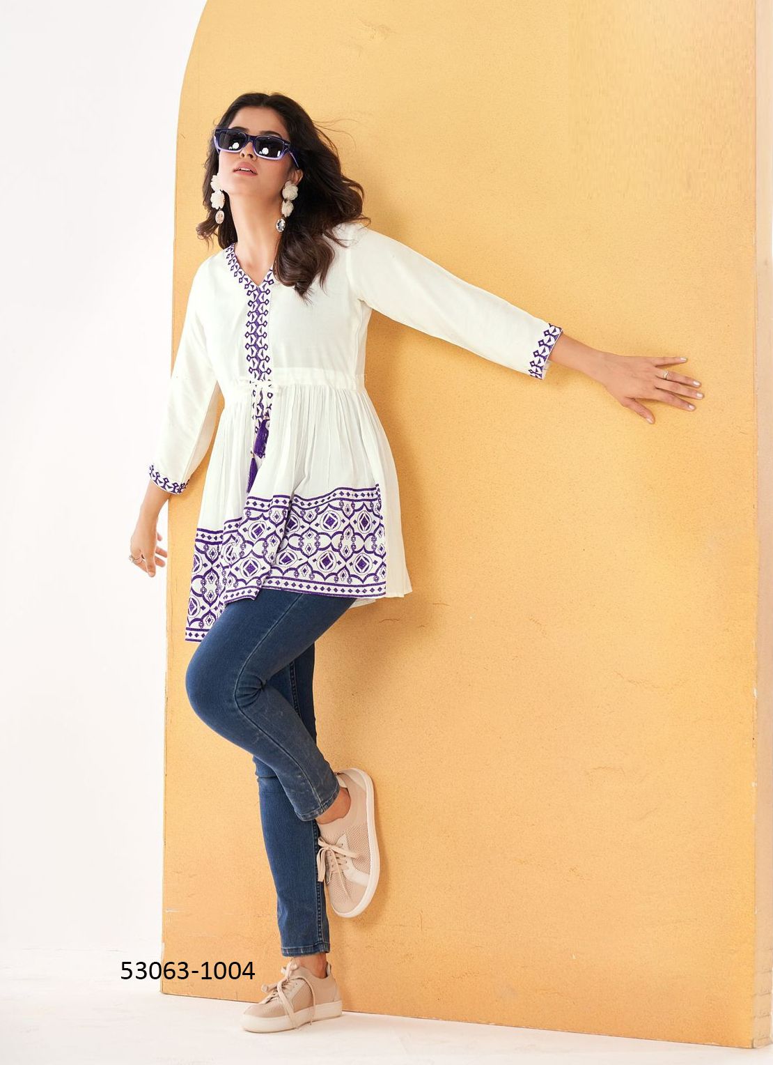 MANGO - CATALOG # 53063 (SET OF 4 READYMADE KURTIS)