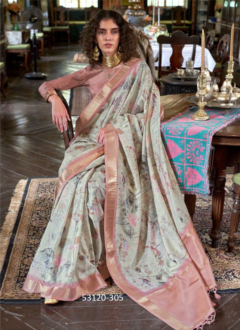 LUXURIA - CATALOG # 53120 (SET OF 6 SAREES) LUXURIA - CATALOG # 53120 (SET OF 6 SAREES)