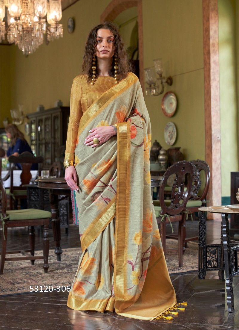 LUXURIA - CATALOG # 53120 (SET OF 6 SAREES) LUXURIA - CATALOG # 53120 (SET OF 6 SAREES)