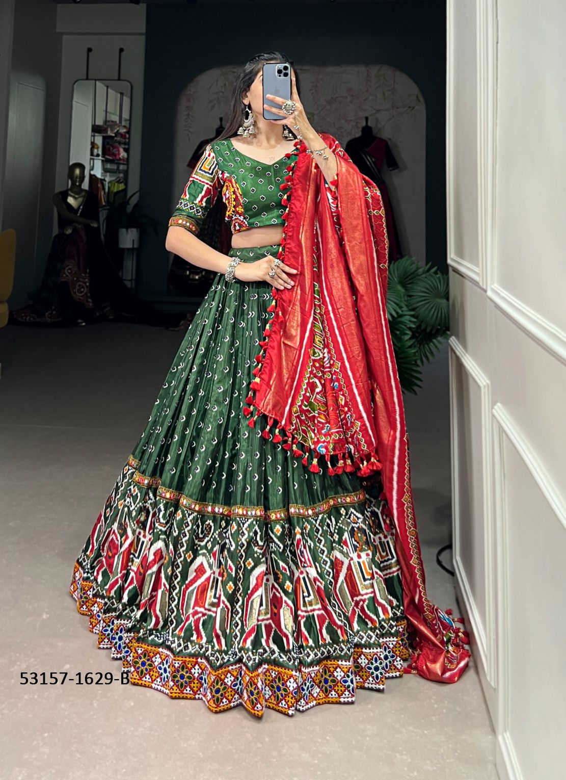 SERIES 1679 - CATALOG # 53157 (SET OF 2 READYMADE LEHENGAS) SERIES 1679 - CATALOG # 53157 (SET OF 2 READYMADE LEHENGAS)