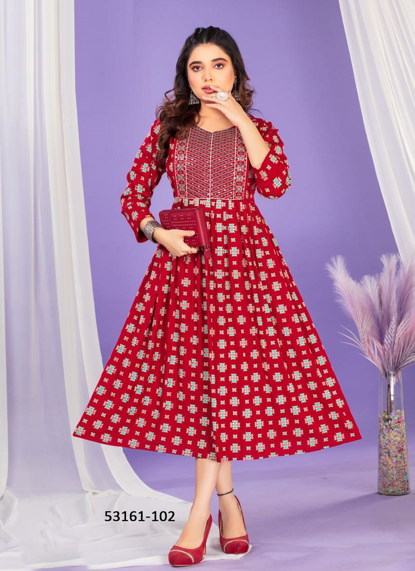 YASHICA - CATALOG # 53161 (SET OF 6 READYMADE KURTIS) YASHICA - CATALOG # 53161 (SET OF 6 READYMADE KURTIS)