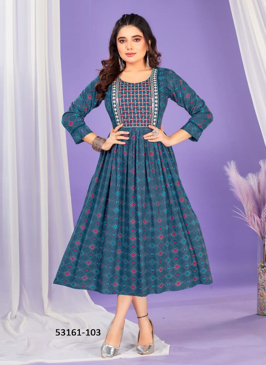 YASHICA - CATALOG # 53161 (SET OF 6 READYMADE KURTIS) YASHICA - CATALOG # 53161 (SET OF 6 READYMADE KURTIS)