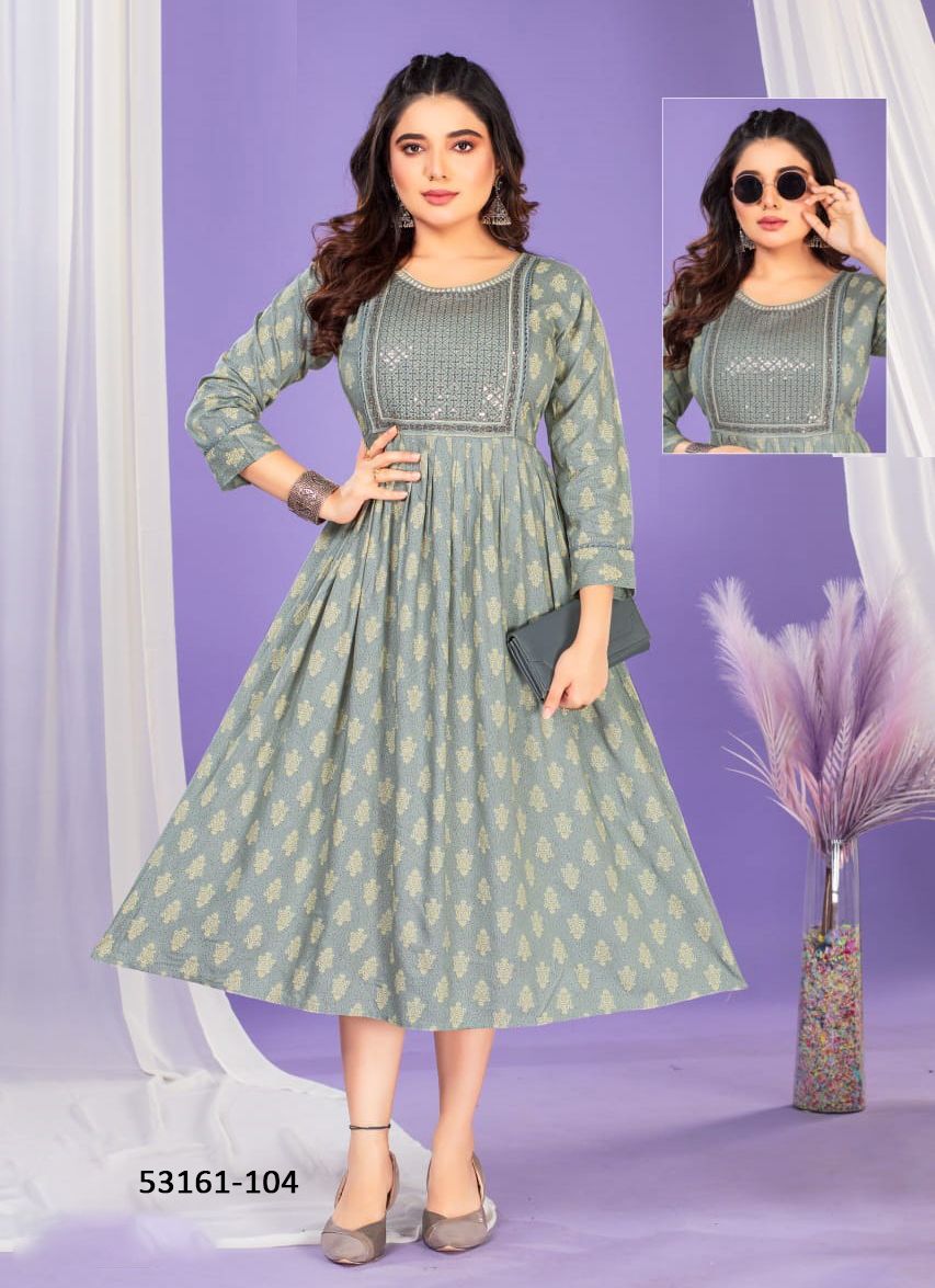 YASHICA - CATALOG # 53161 (SET OF 6 READYMADE KURTIS) YASHICA - CATALOG # 53161 (SET OF 6 READYMADE KURTIS)