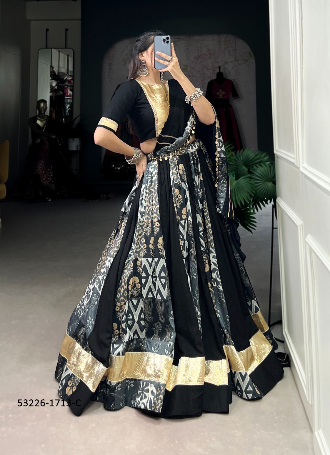 SERIES 1713 - CATALOG # 53226 (SET OF 3 READYMADE LEHENGAS)
