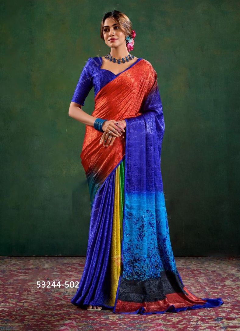 SOPHIA - CATALOG # 53244 (SET OF 6 SAREES) SOPHIA - CATALOG # 53244 (SET OF 6 SAREES)