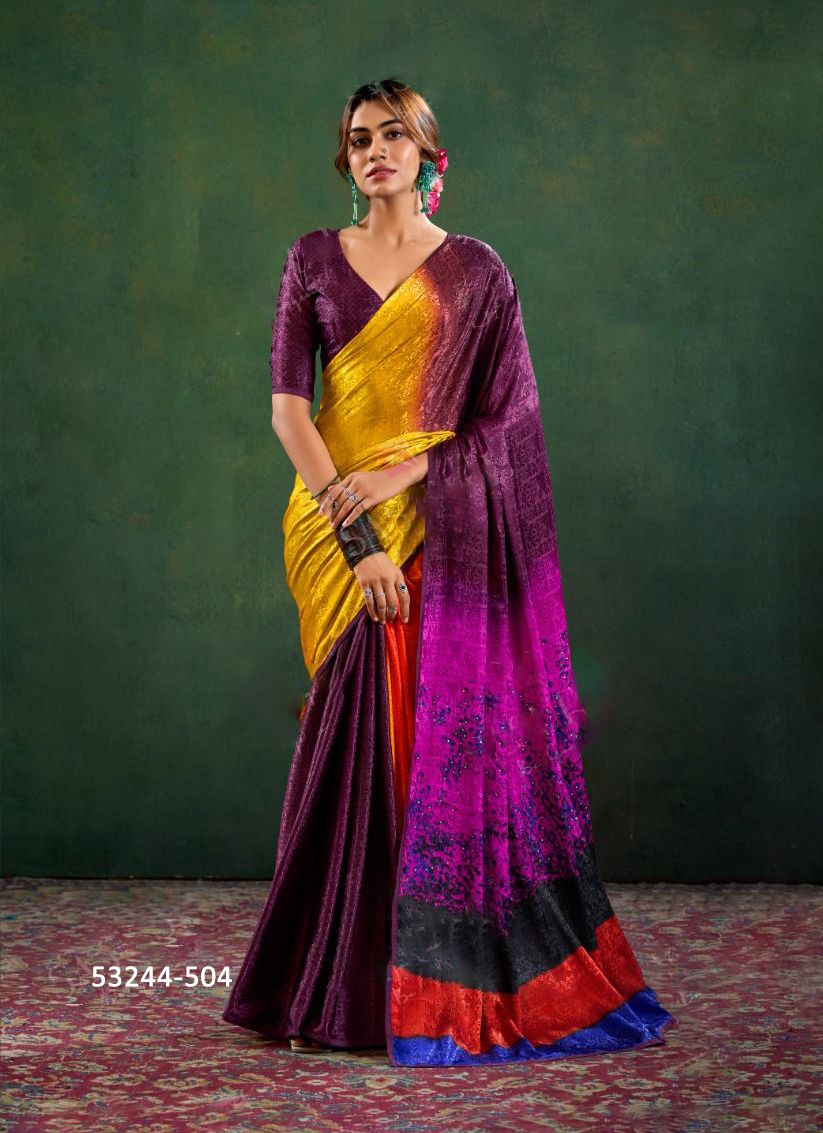 SOPHIA - CATALOG # 53244 (SET OF 6 SAREES) SOPHIA - CATALOG # 53244 (SET OF 6 SAREES)